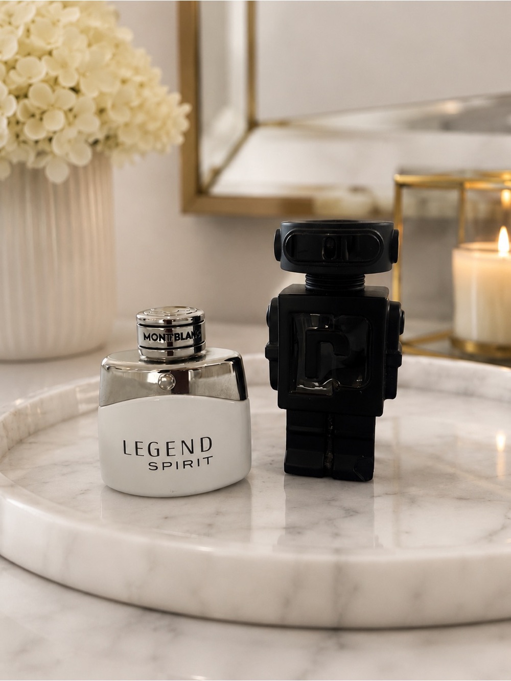 EMPTY Cologne Bottles | Montblanc Legend Spirit + Phantom